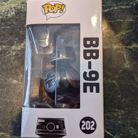 Star Wars Funko Pop! Vinyl BB-9E  Bobble Head 202 - EUC - Picture 3 of 4